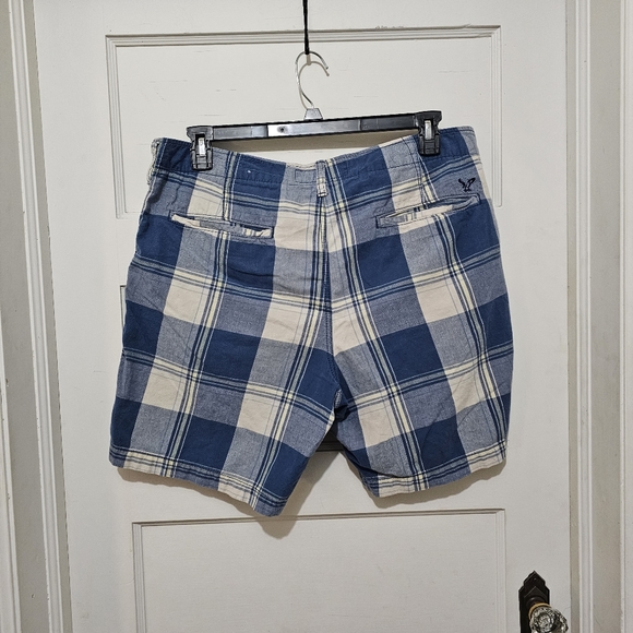 American Eagle outfitters men's plaid prep shorts size 36 - Picture 4 of 4
